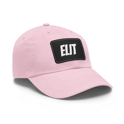 Dad Hat with Leather Patch (Rectangle)-Elit Hat