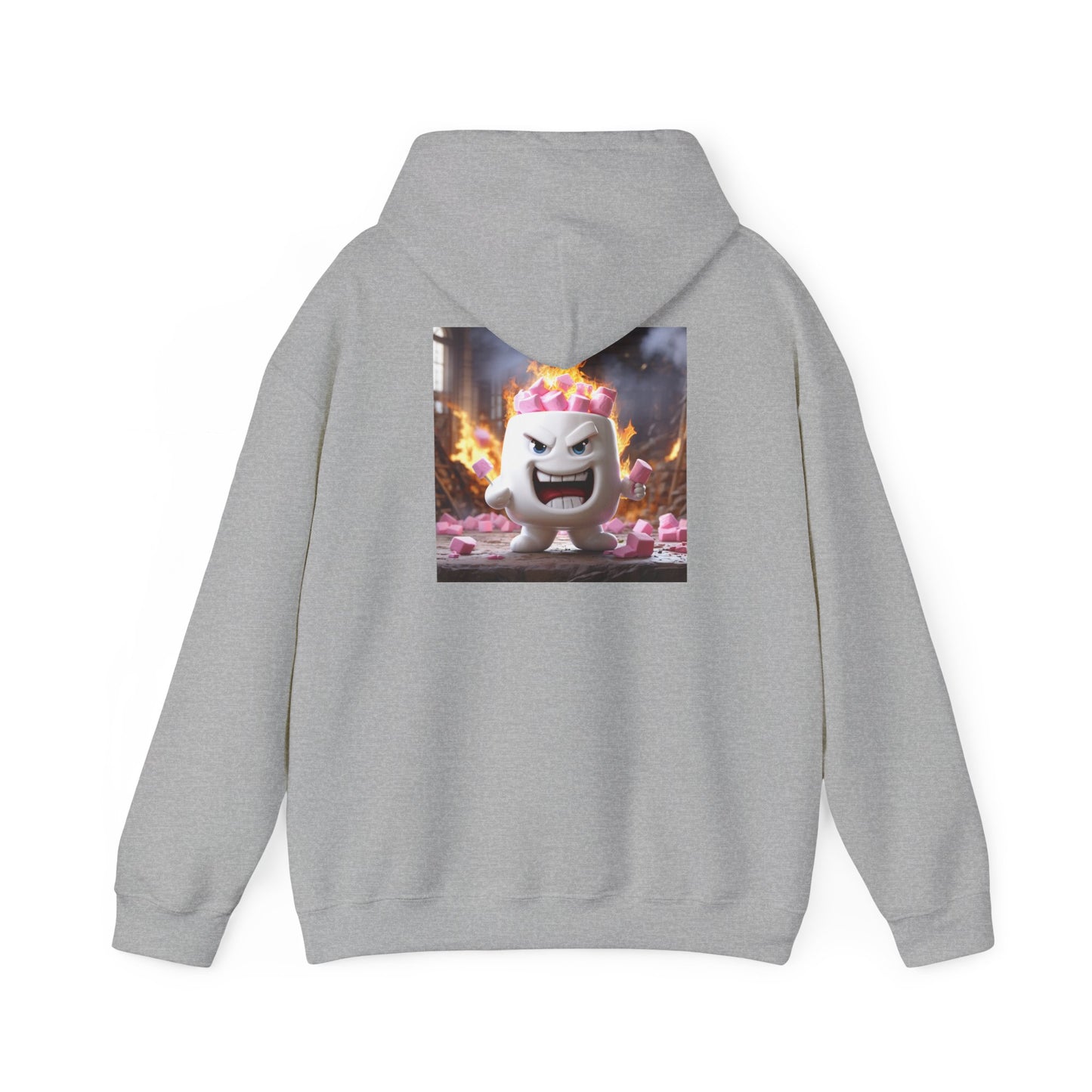 Unisex Heavy Blend™ Hooded Sweatshirt-Angry Marshmallow