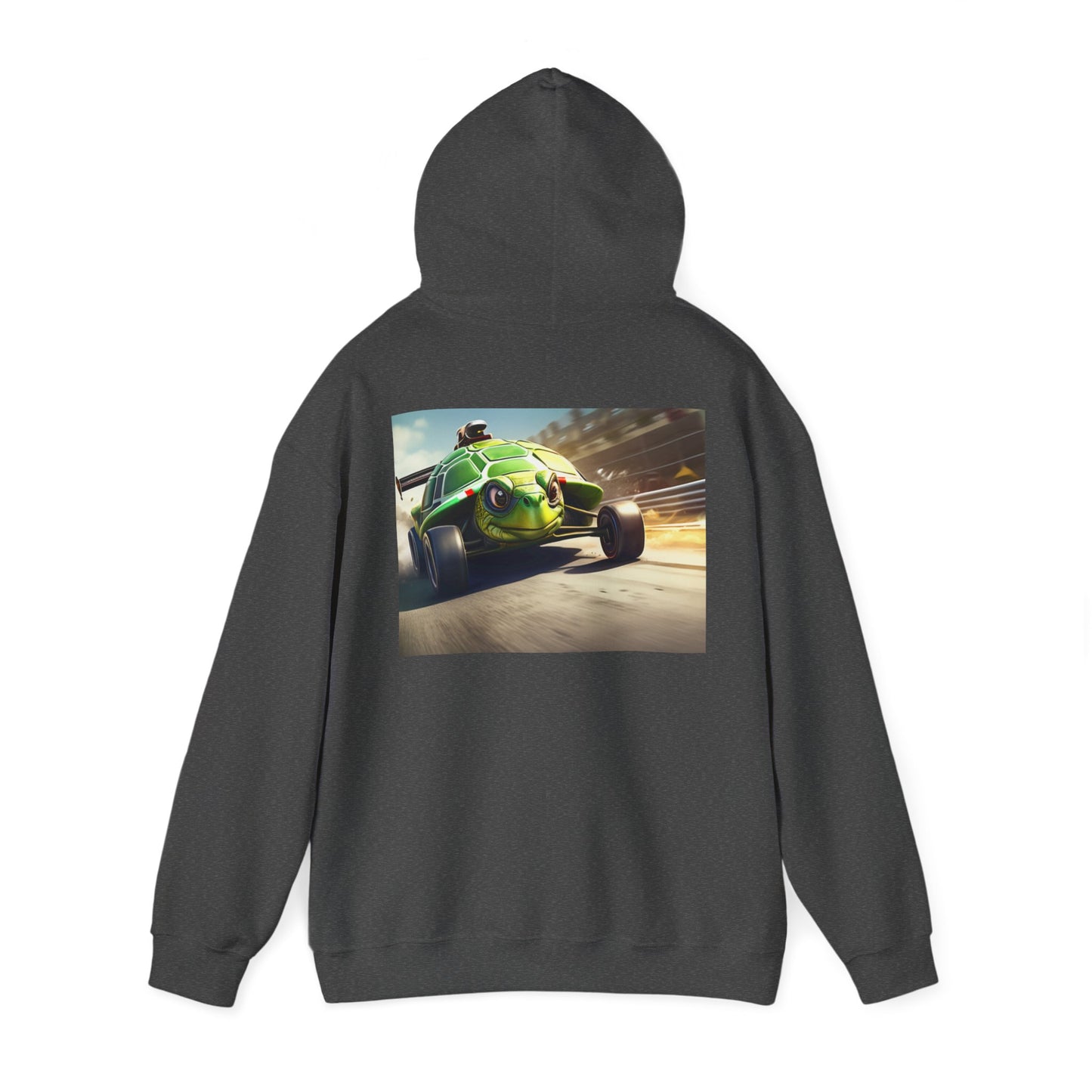 Unisex Heavy Blend™ Hooded Sweatshirt-Turtle Race Car