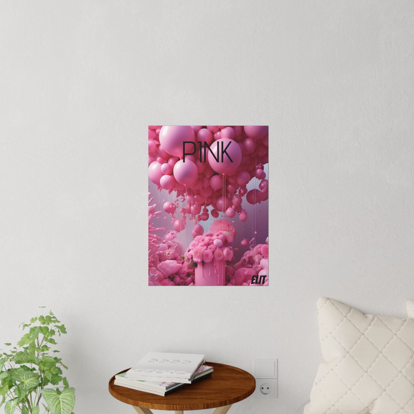 Wall Decals-Pink Poster