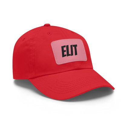 Dad Hat with Leather Patch (Rectangle)-Elit Hat