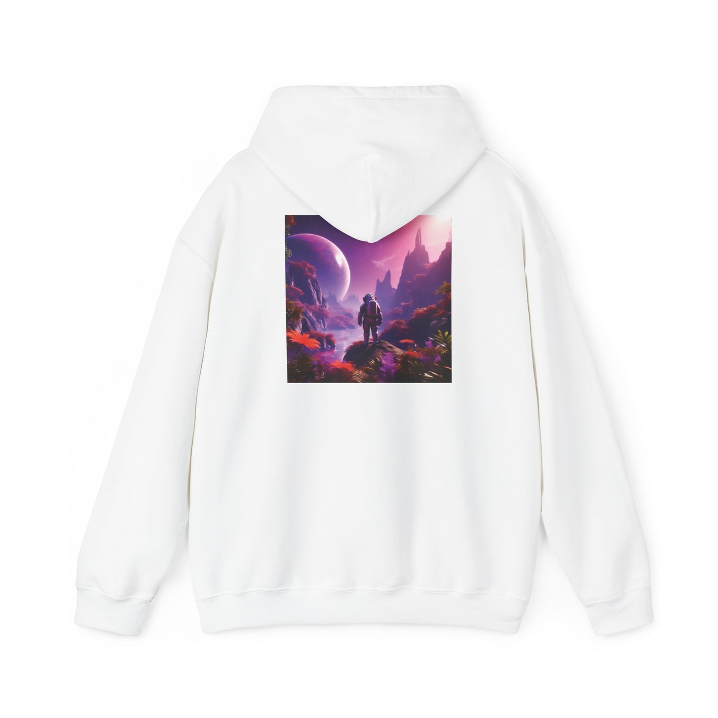 Unisex Heavy Blend™ Hooded Sweatshirt-Exploring the Purple Jungle