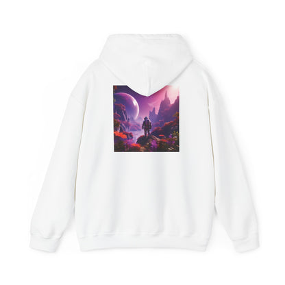 Unisex Heavy Blend™ Hooded Sweatshirt-Exploring the Purple Jungle
