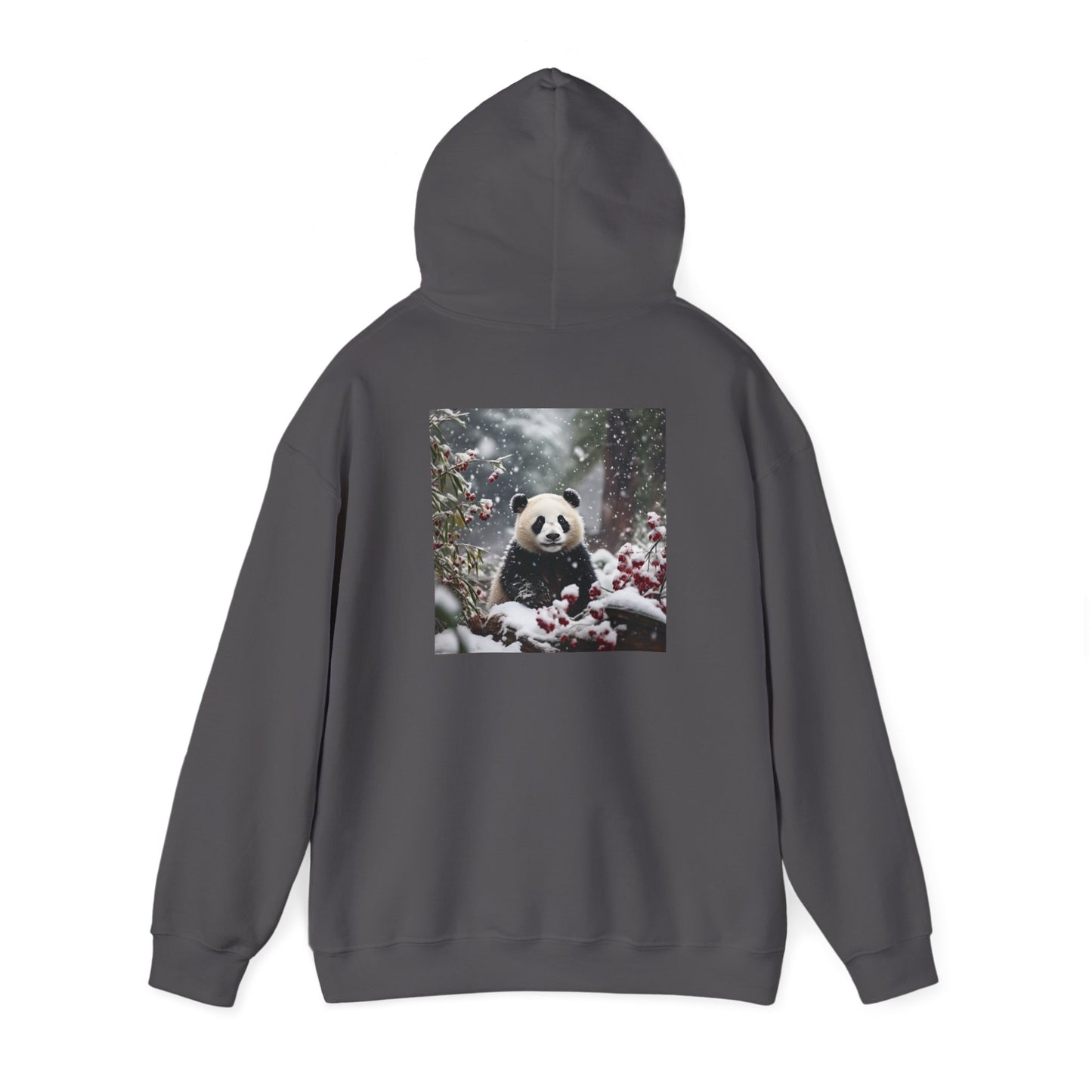 Unisex Heavy Blend™ Hooded Sweatshirt-Snowy Panda