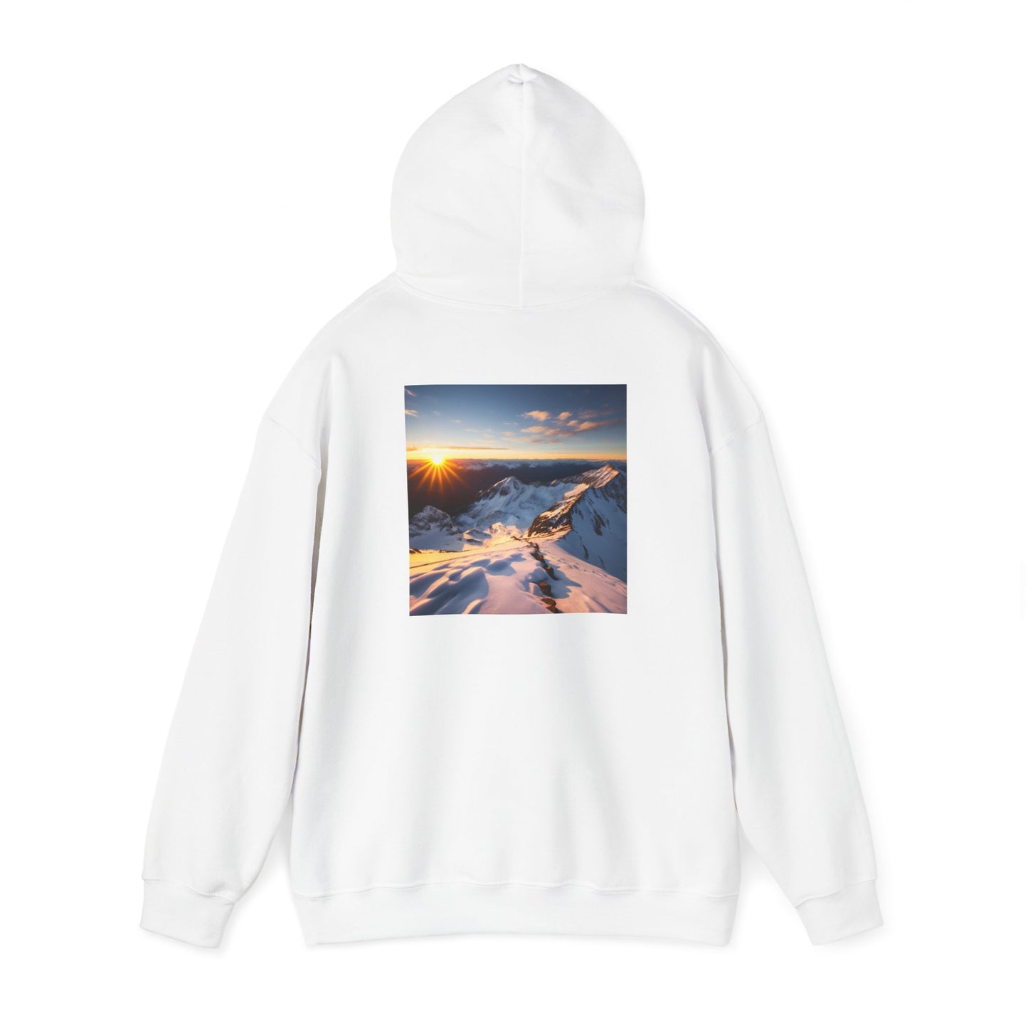 Unisex Heavy Blend™ Hooded Sweatshirt-Sunset From a Peak