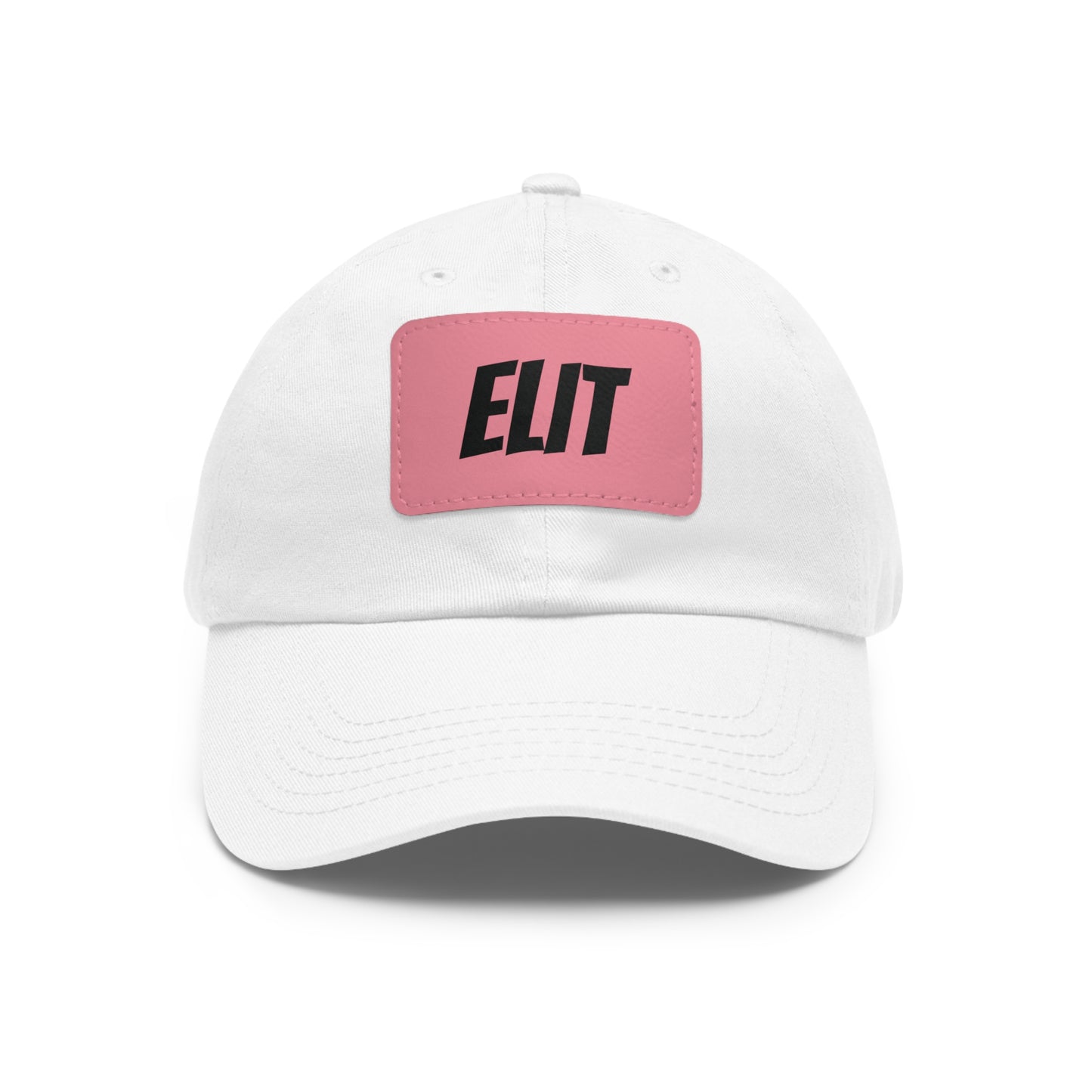 Dad Hat with Leather Patch (Rectangle)-Elit Hat