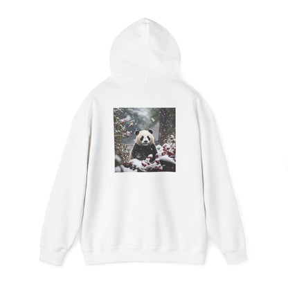 Unisex Heavy Blend™ Hooded Sweatshirt-Snowy Panda