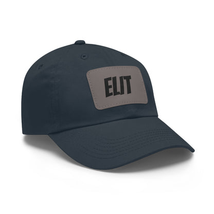 Dad Hat with Leather Patch (Rectangle)-Elit Hat