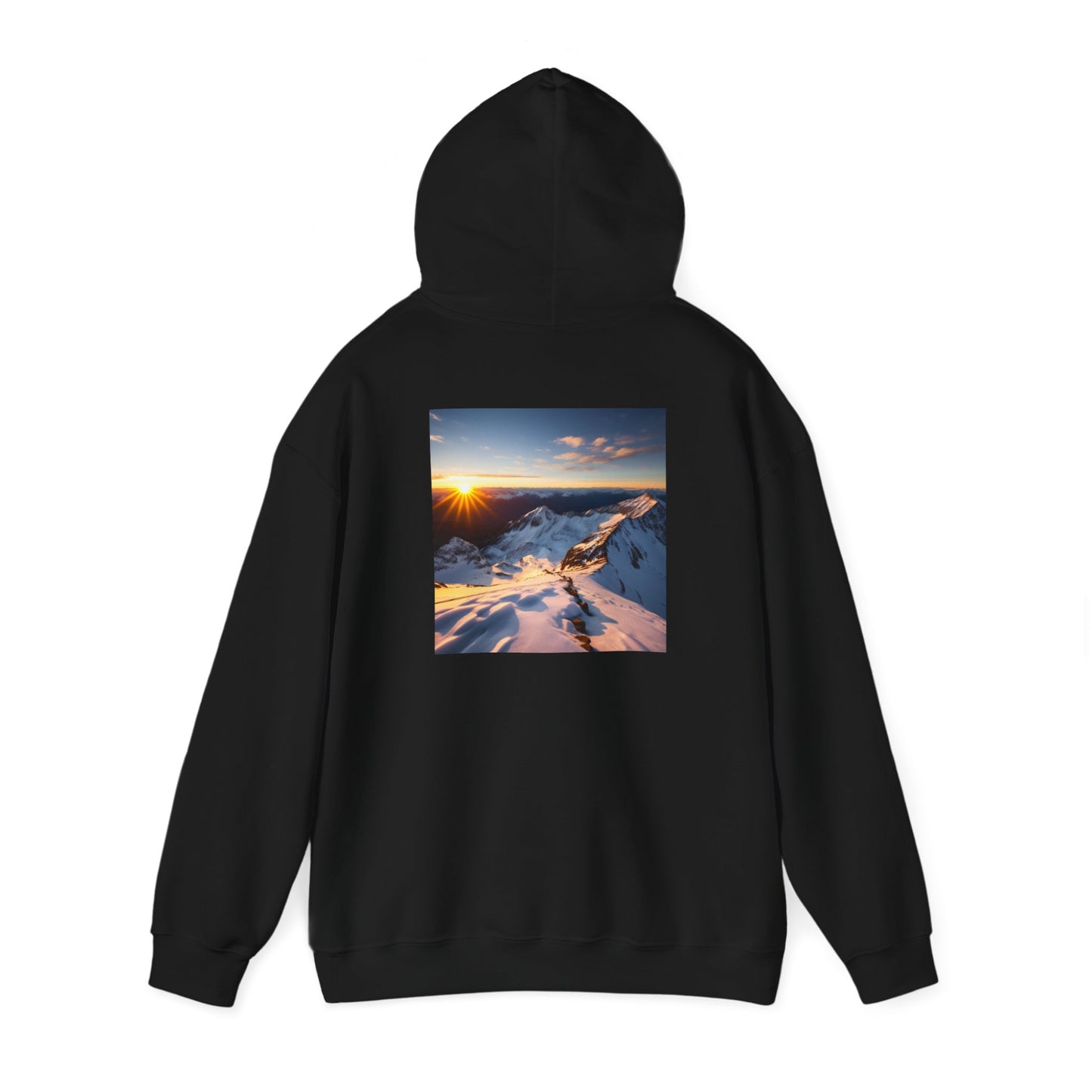 Unisex Heavy Blend™ Hooded Sweatshirt-Sunset From a Peak