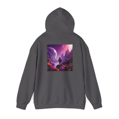 Unisex Heavy Blend™ Hooded Sweatshirt-Exploring the Purple Jungle