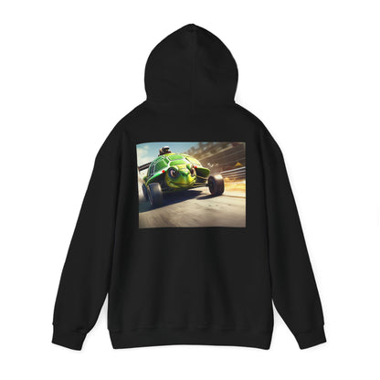 Unisex Heavy Blend™ Hooded Sweatshirt-Turtle Race Car