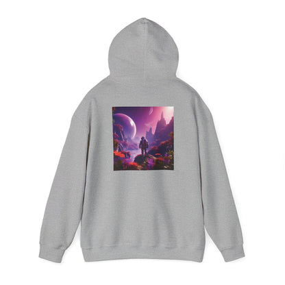 Unisex Heavy Blend™ Hooded Sweatshirt-Exploring the Purple Jungle