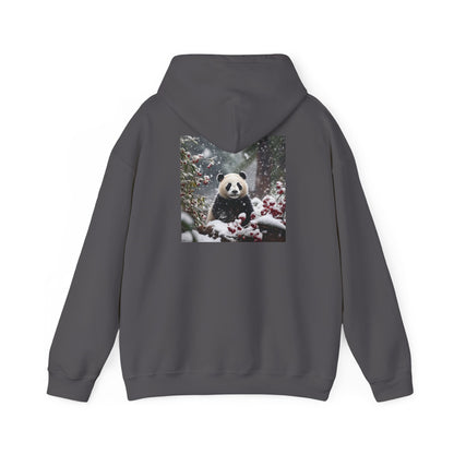 Unisex Heavy Blend™ Hooded Sweatshirt-Snowy Panda