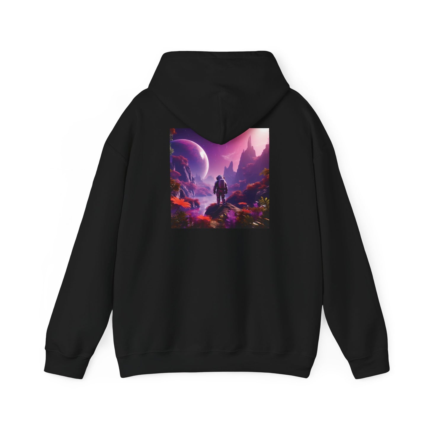 Unisex Heavy Blend™ Hooded Sweatshirt-Exploring the Purple Jungle
