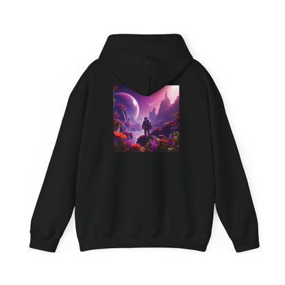 Unisex Heavy Blend™ Hooded Sweatshirt-Exploring the Purple Jungle