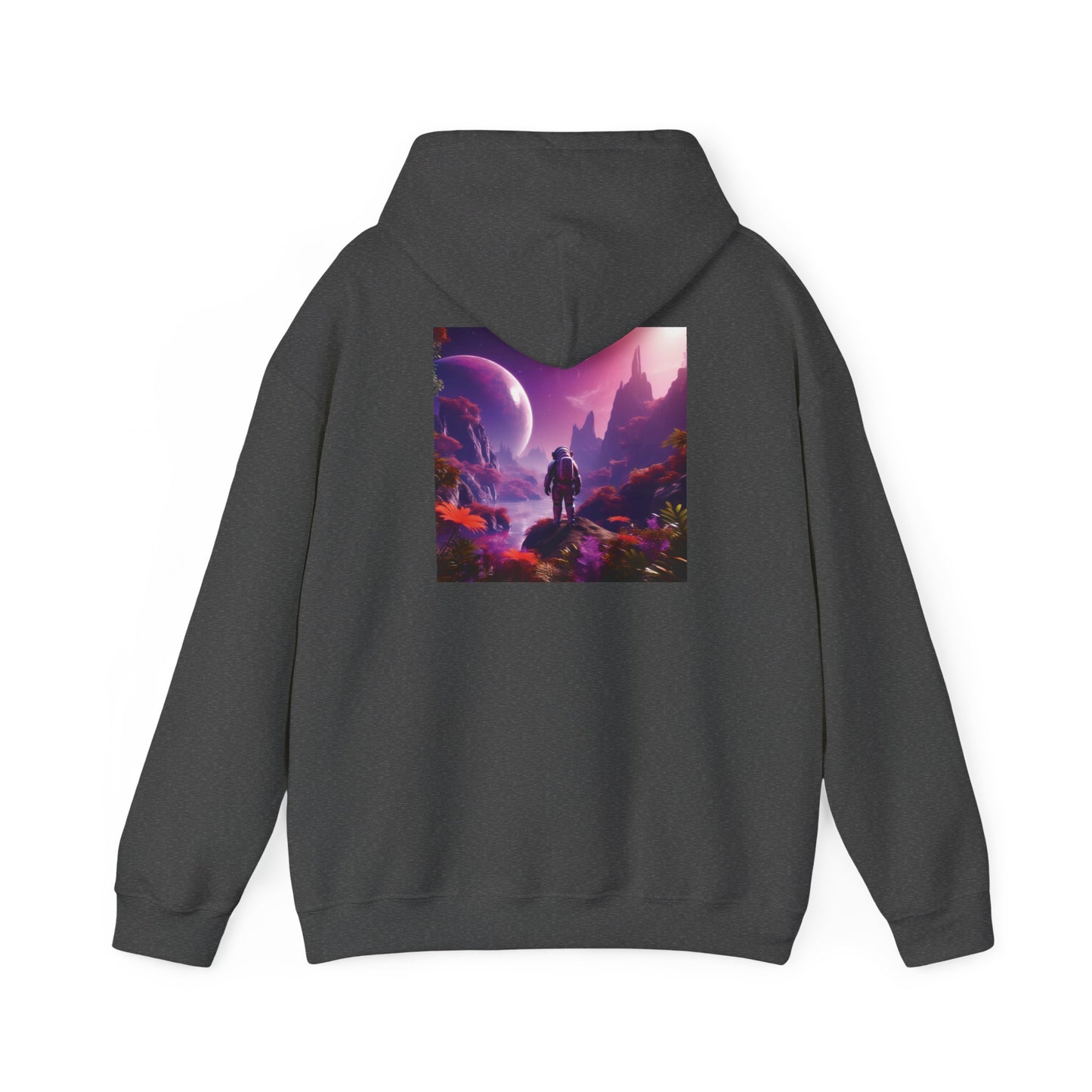 Unisex Heavy Blend™ Hooded Sweatshirt-Exploring the Purple Jungle