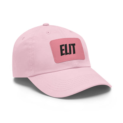 Dad Hat with Leather Patch (Rectangle)-Elit Hat