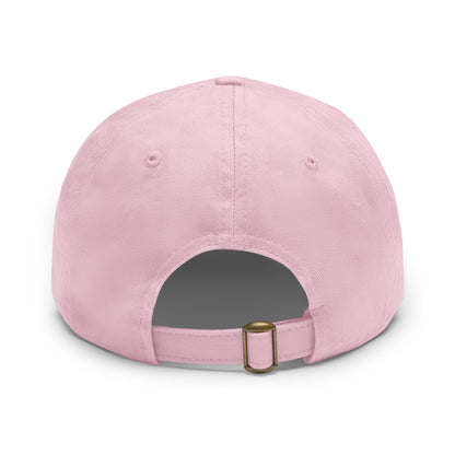 Dad Hat with Leather Patch (Rectangle)-Elit Hat