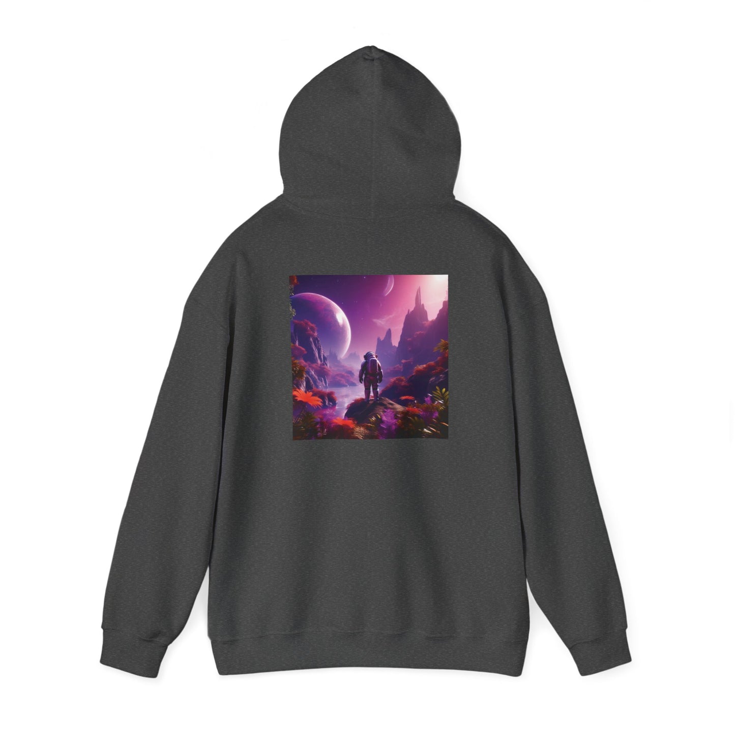 Unisex Heavy Blend™ Hooded Sweatshirt-Exploring the Purple Jungle
