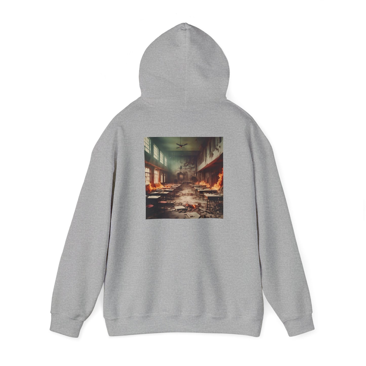 Unisex Heavy Blend™ Hooded Sweatshirt-Hell Shcool