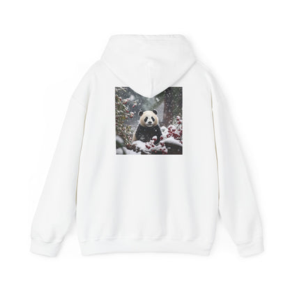 Unisex Heavy Blend™ Hooded Sweatshirt-Snowy Panda