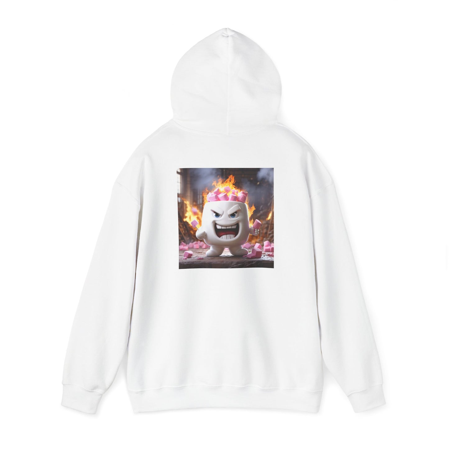 Unisex Heavy Blend™ Hooded Sweatshirt-Angry Marshmallow