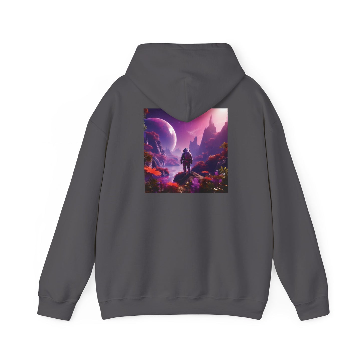 Unisex Heavy Blend™ Hooded Sweatshirt-Exploring the Purple Jungle