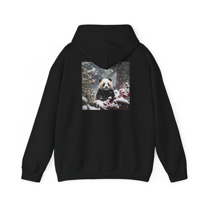 Unisex Heavy Blend™ Hooded Sweatshirt-Snowy Panda