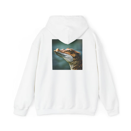 Unisex Heavy Blend™ Hooded Sweatshirt-Alien Alligator