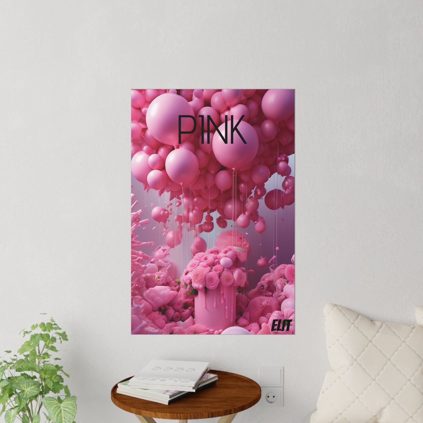 Wall Decals-Pink Poster