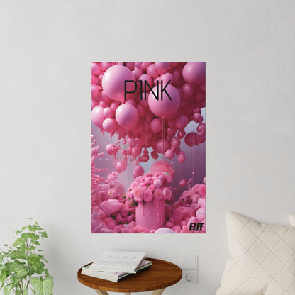 Wall Decals-Pink Poster