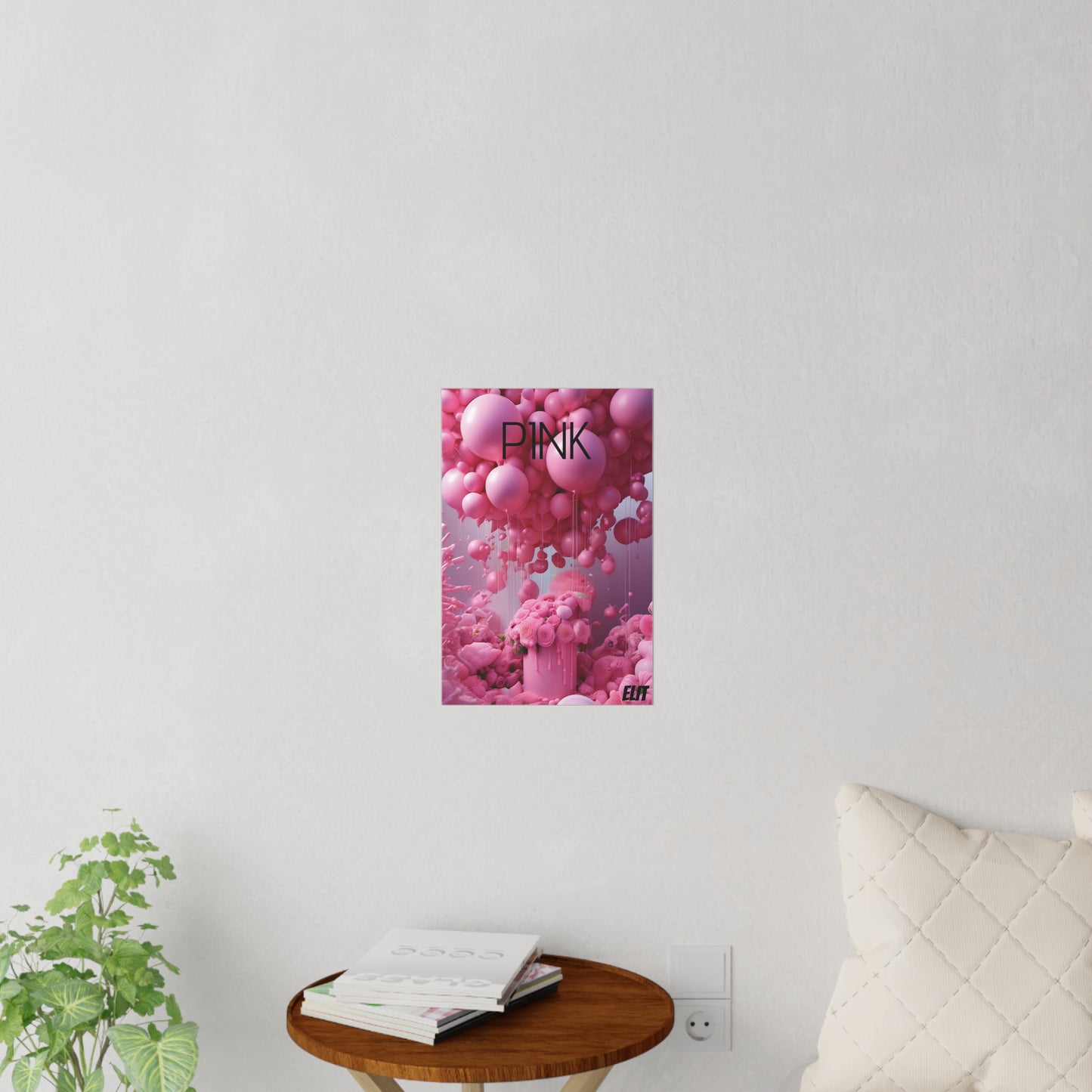Wall Decals-Pink Poster