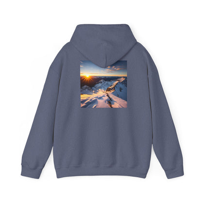 Unisex Heavy Blend™ Hooded Sweatshirt-Sunset From a Peak