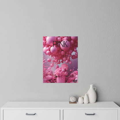 Wall Decals-Pink Poster