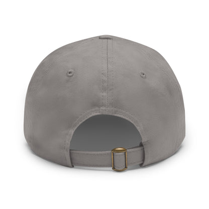 Dad Hat with Leather Patch (Rectangle)-Elit Hat