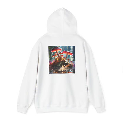 Unisex Heavy Blend™ Hooded Sweatshirt-Mushrooms Patch