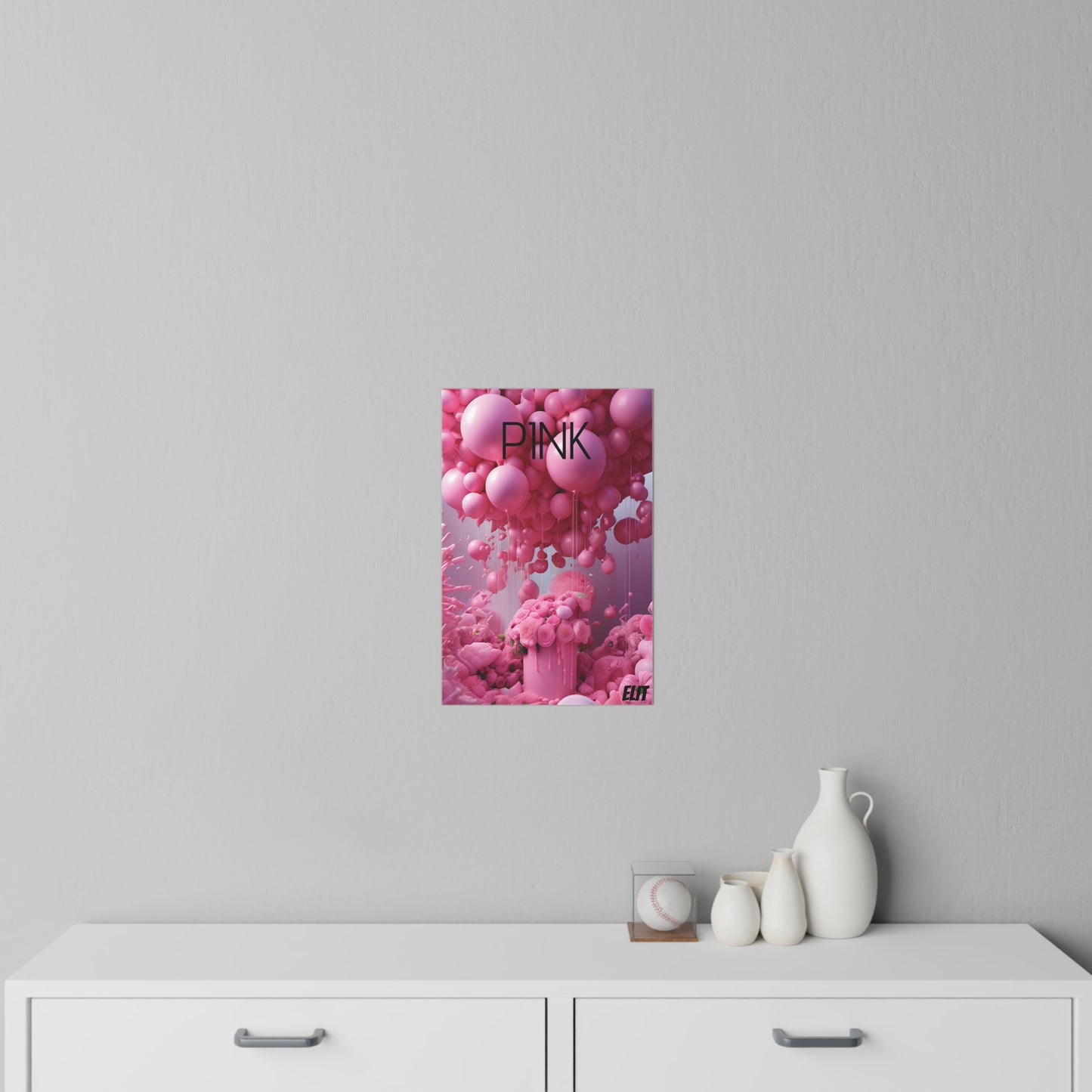 Wall Decals-Pink Poster