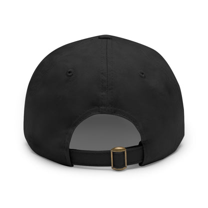 Dad Hat with Leather Patch (Rectangle)-Elit Hat