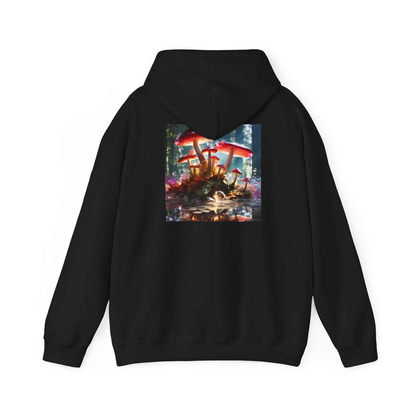 Unisex Heavy Blend™ Hooded Sweatshirt-Mushrooms Patch