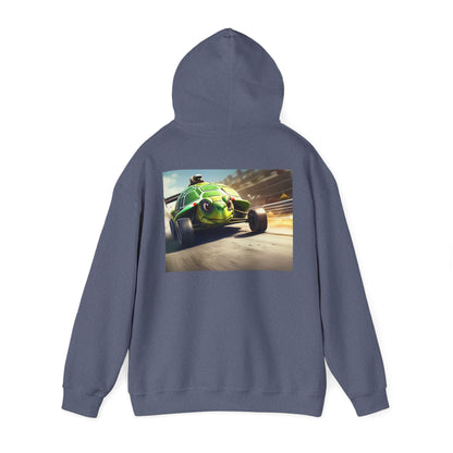 Unisex Heavy Blend™ Hooded Sweatshirt-Turtle Race Car