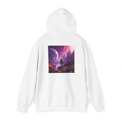 Unisex Heavy Blend™ Hooded Sweatshirt-Exploring the Purple Jungle