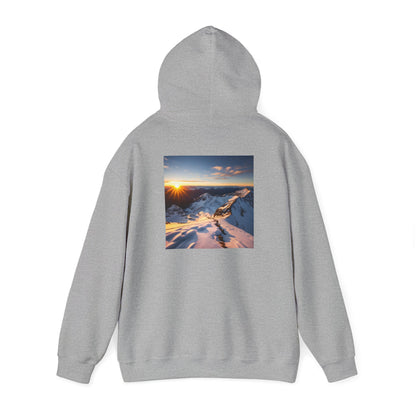 Unisex Heavy Blend™ Hooded Sweatshirt-Sunset From a Peak