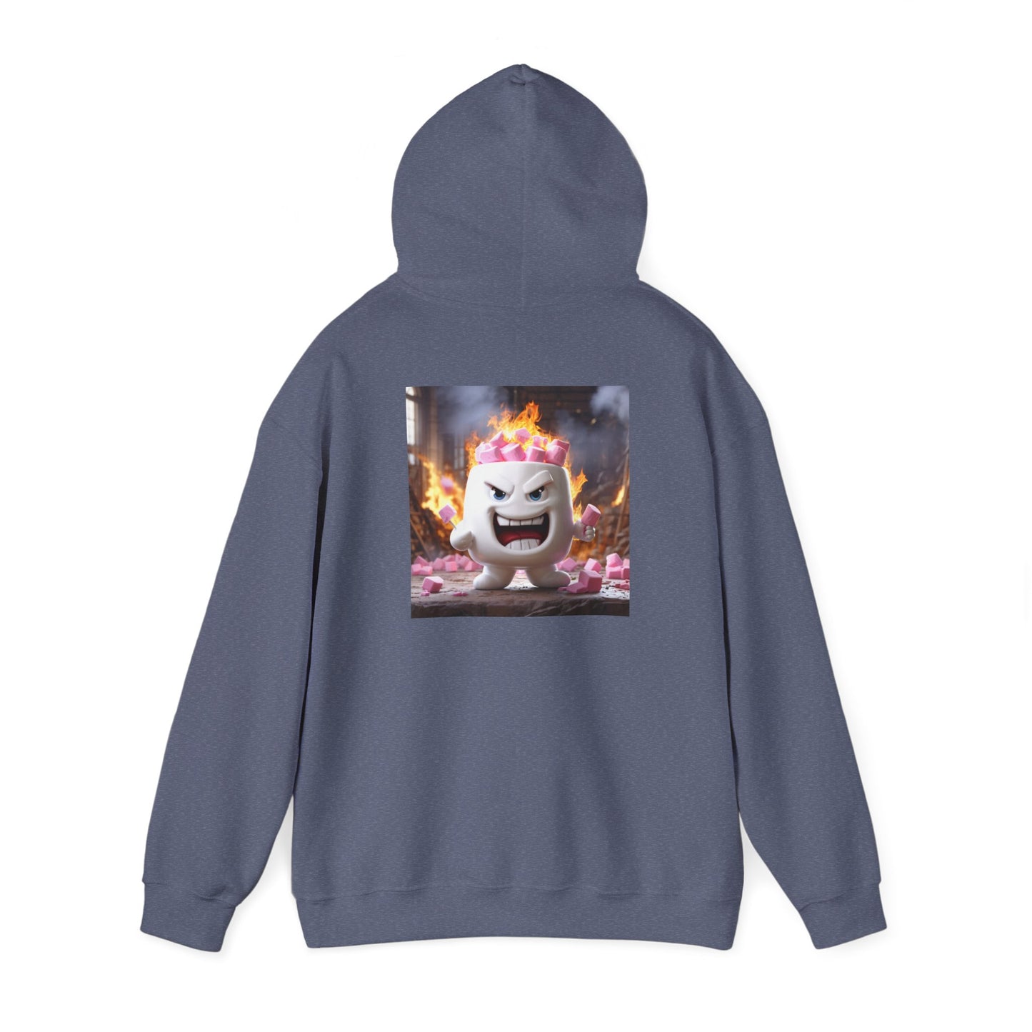 Unisex Heavy Blend™ Hooded Sweatshirt-Angry Marshmallow