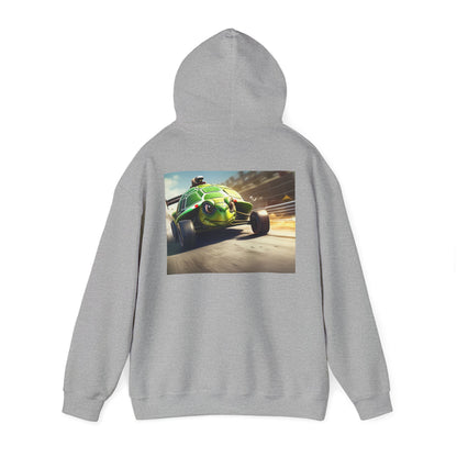 Unisex Heavy Blend™ Hooded Sweatshirt-Turtle Race Car