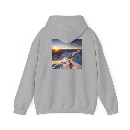 Unisex Heavy Blend™ Hooded Sweatshirt-Sunset From a Peak