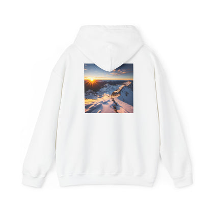 Unisex Heavy Blend™ Hooded Sweatshirt-Sunset From a Peak