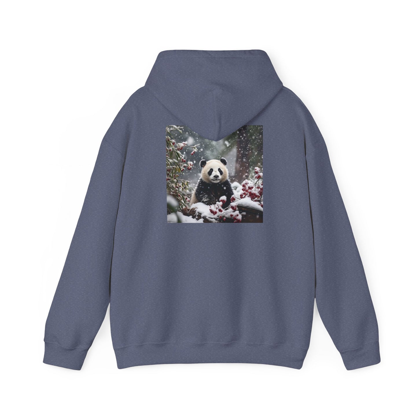 Unisex Heavy Blend™ Hooded Sweatshirt-Snowy Panda