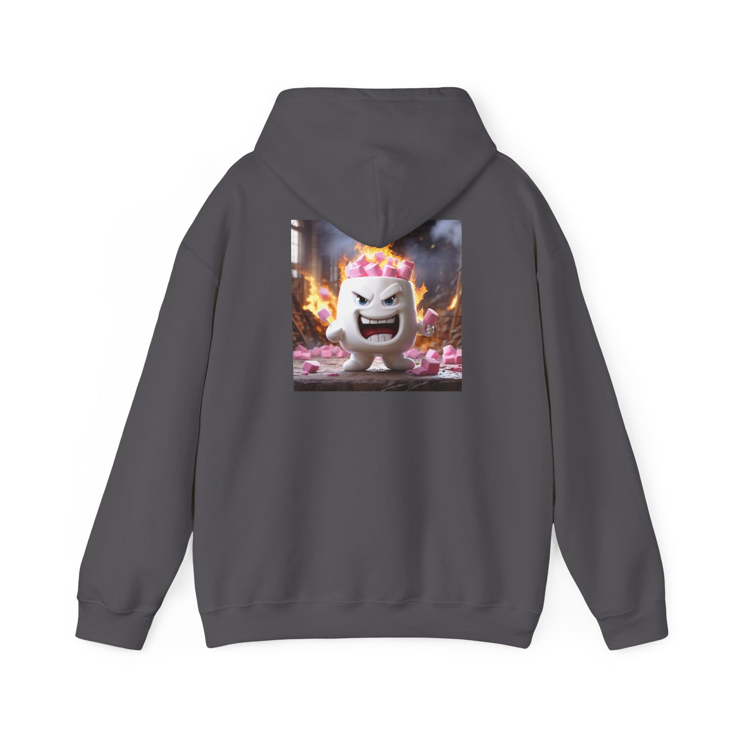 Unisex Heavy Blend™ Hooded Sweatshirt-Angry Marshmallow