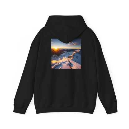 Unisex Heavy Blend™ Hooded Sweatshirt-Sunset From a Peak