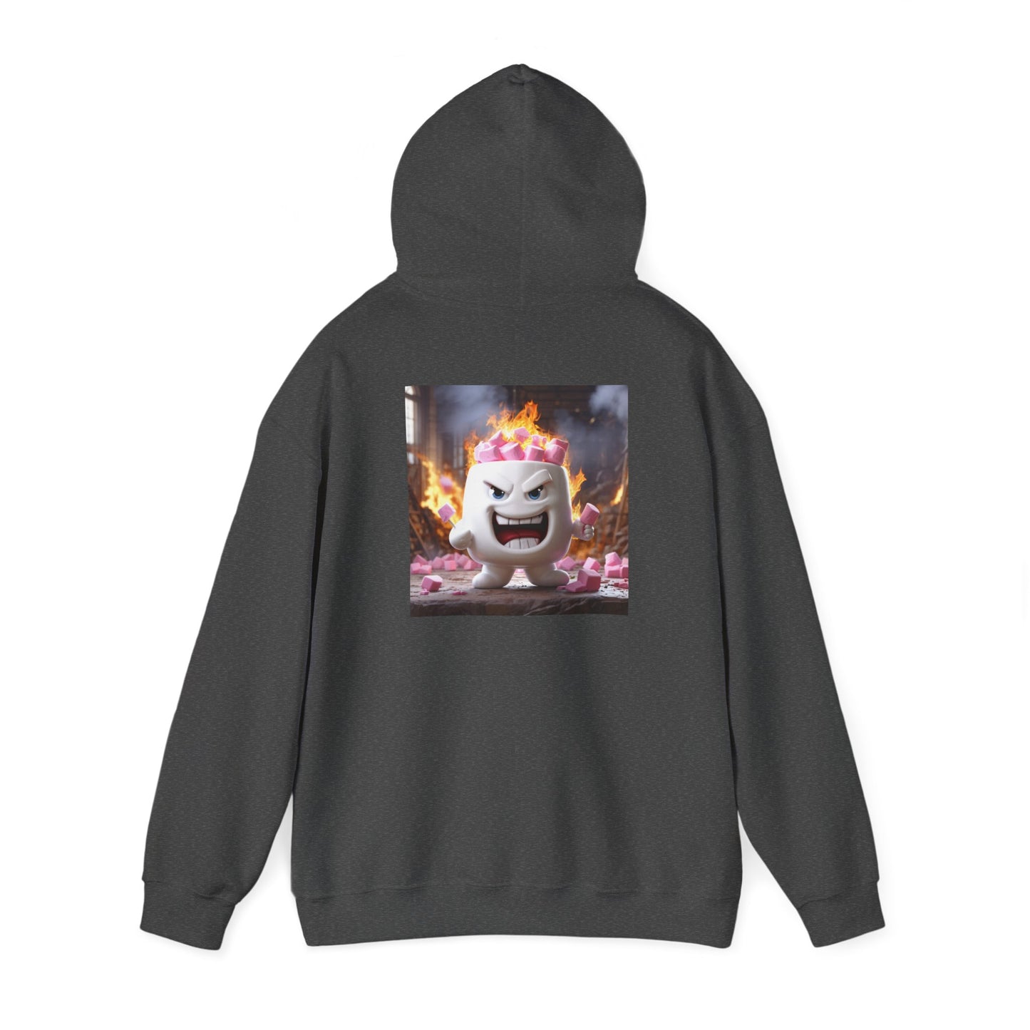 Unisex Heavy Blend™ Hooded Sweatshirt-Angry Marshmallow